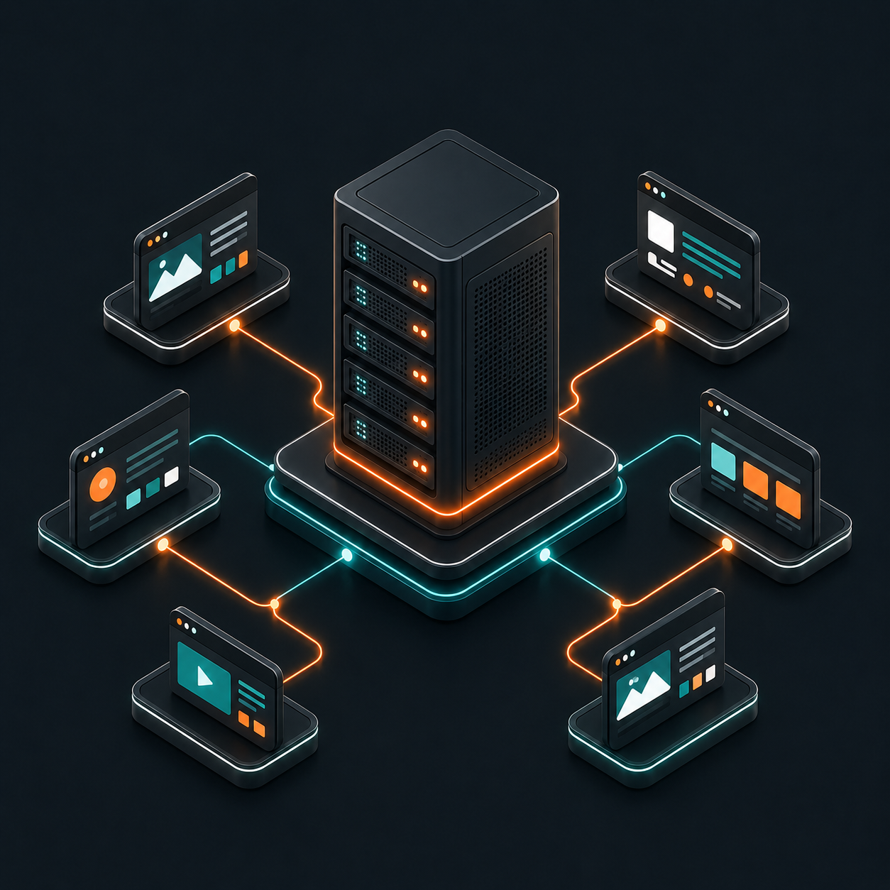 Shared Hosting Diagram